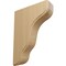 Ekena Millwork 1 3/4"W x 5 1/4"D x 7 1/2"H Plymouth Wood Bracket, Cherry BKTW02X05X08PLCH - alternate 1